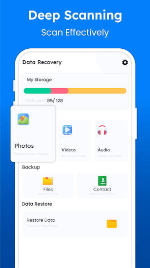 Deleted Data Recovery App Screenshot 1