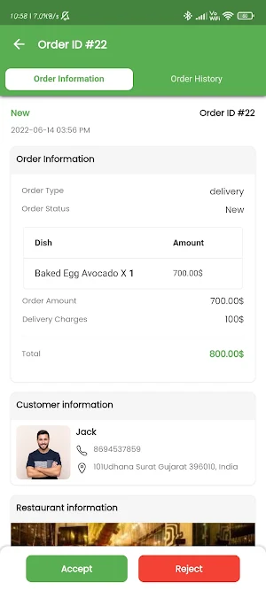 Mighty Food admin Screenshot 3