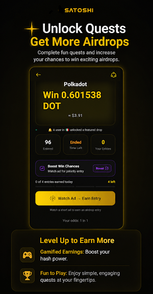 Airdrop: Wallet of Satoshi Screenshot 0