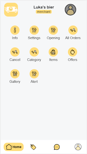 BK Merchant app Screenshot 1