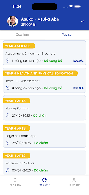My VAS - Trường THPT Việt Âu Screenshot 1
