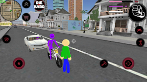 Stickman Mad Rope Superhero Screenshot 2