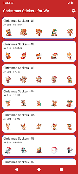 Christmas Stickers for WA Screenshot 0