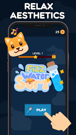 Fizz Water Sort - Color Puzzle Screenshot 1