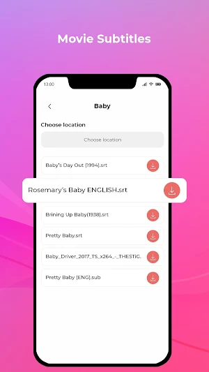 Subtitle Finder & Downloader Screenshot 1
