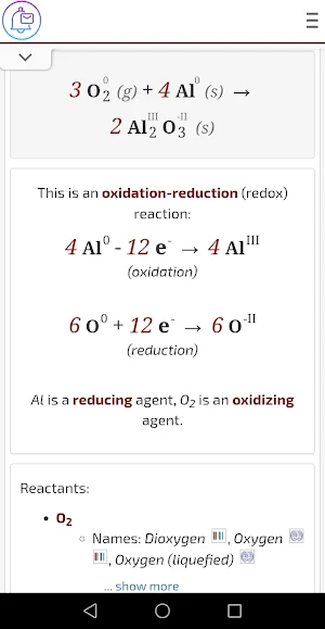 chemistry calculator Screenshot 3