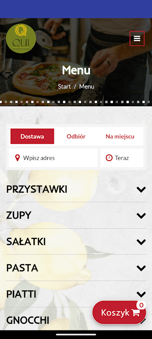 Qui Italian Ristorante Screenshot 0