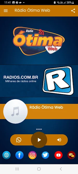 Rádio Ótima Web Screenshot 2