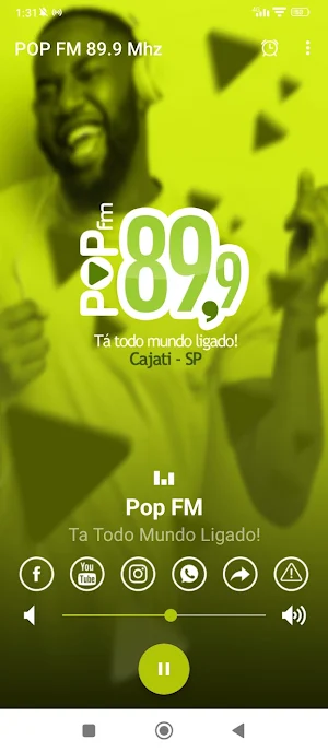 Pop 89 FM - Cajati Screenshot 1