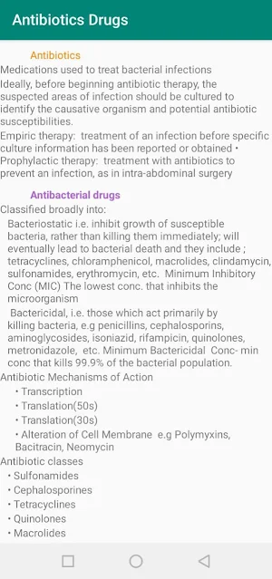 TeachMe Pharmacology Screenshot 2