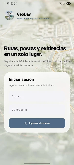 GeoDav Screenshot 1