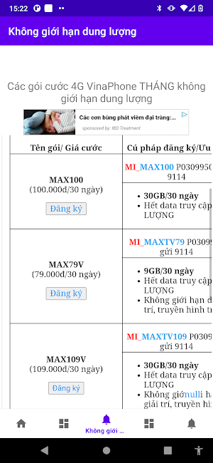 Đăng ký 4G Vinaphone nhanh Screenshot 2