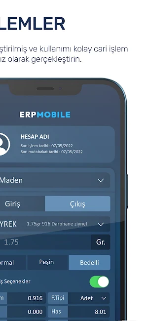 ERP MOBİL Screenshot 2