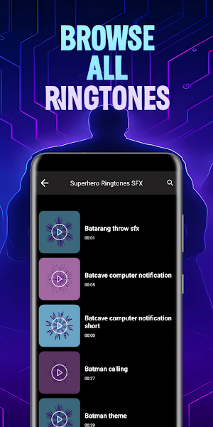 Superhero Ringtones & SFX Screenshot 2