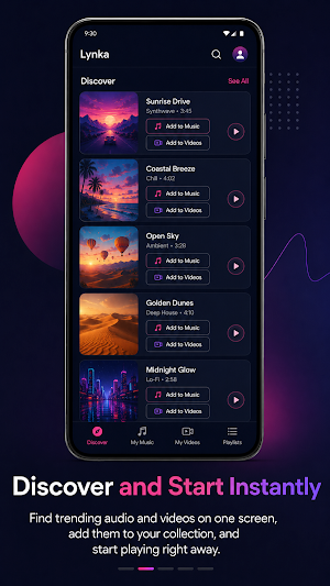 Lynka: MP3 & Video Downloader Screenshot 0