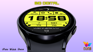 Big Digital Watch Face Screenshot 3