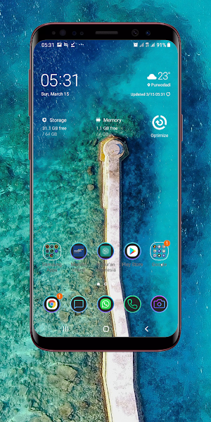 Aerial View Wallpaper Screenshot 1