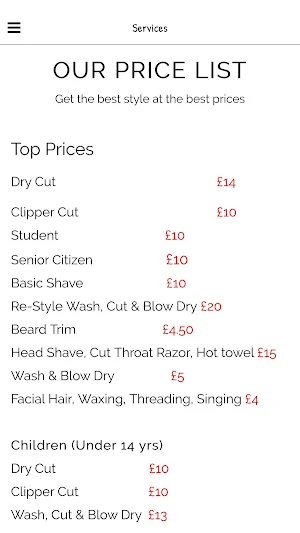 Passion Barber Shop Newmarket Screenshot 1