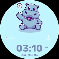 Hippo Watch Face