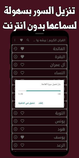 قران كامل بيشه الكردي بدون نت Screenshot 3