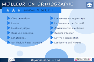 MEILLEUR EN ORTHOGRAPHE Screenshot 1