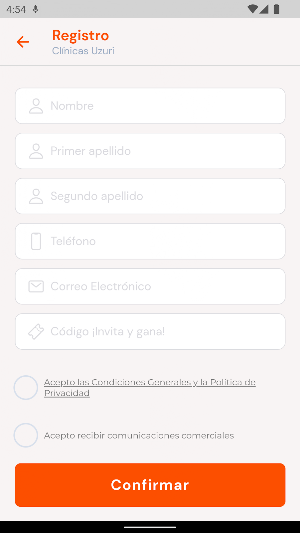 Clínicas Uzuri Screenshot 1