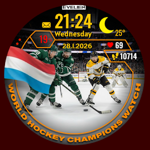 Evelien Hockey Watch Face G5 Screenshot 2