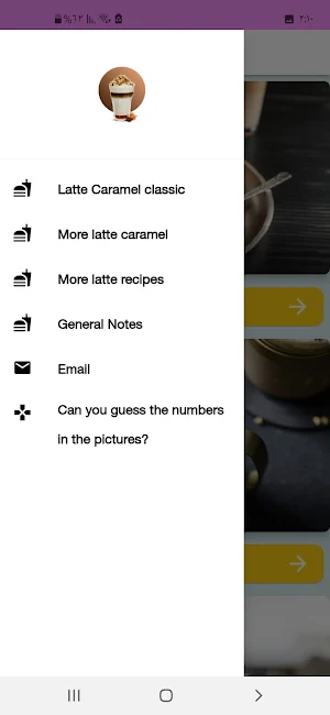 Latte Caramel Recipes Screenshot 3