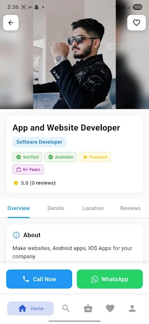 Panikkaar - Nearby Workers Screenshot 2