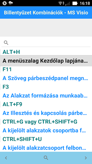 Számítógépes gyorsbillentyűk Screenshot 3