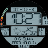 Heavy Digital Watch Face