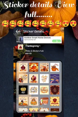 Thanksgiving Sticker -Whatsapp Screenshot 3