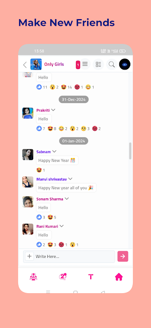 Indian Girls Talk Chat Screenshot 3