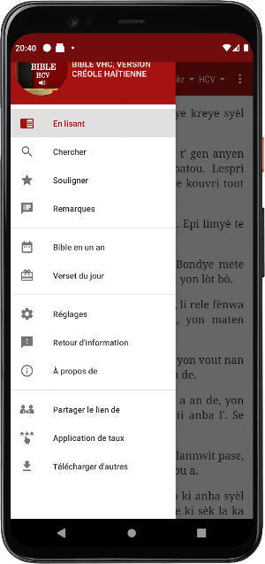 Bible Haitian Creole Version Screenshot 0