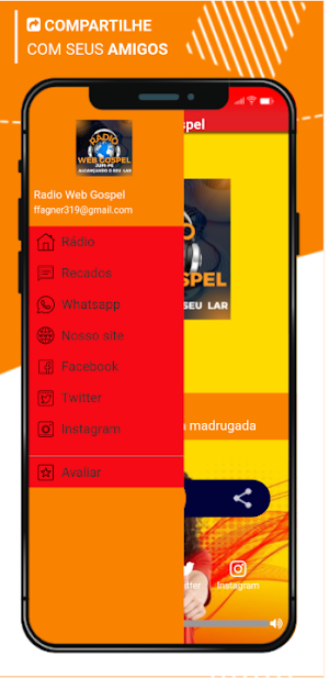 Radio Web Gospel Jupi-Pe Screenshot 3