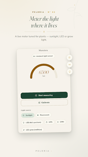 Peloria: Plant Light & Care Screenshot 1