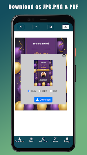 Birthday Invitation Maker Screenshot 3