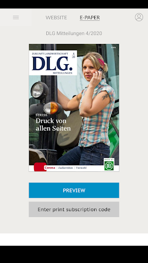 DLG-Mitteilungen Screenshot 0