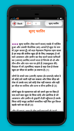Hindi Quran Translations पवित्र कुरान हिंदी अनुवाद Screenshot 2