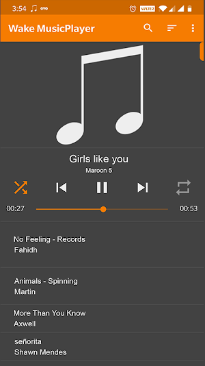 Wake Music Player Screenshot 0
