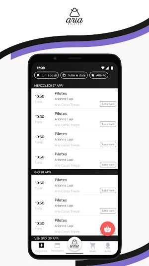 Aria Pilates Screenshot 1