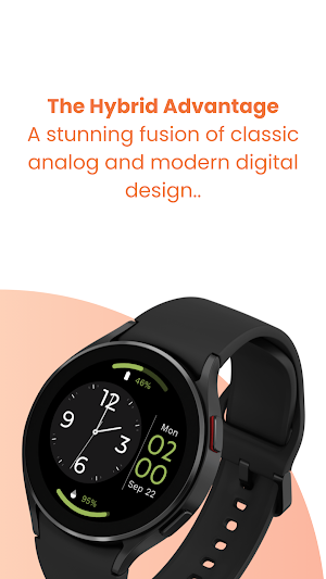 EXD183: Hybrid Watch Face Screenshot 1