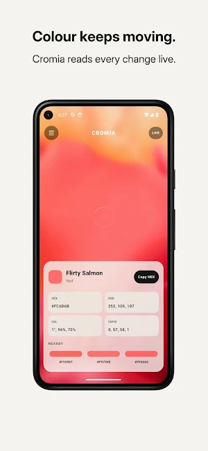 Cromia: Color Picker Camera Screenshot 2