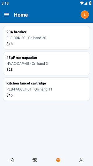 Home Work Services Screenshot 2