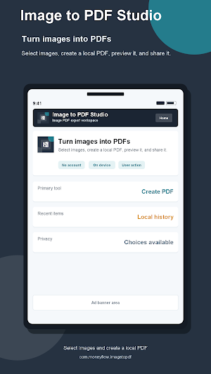 Image to PDF Studio Screenshot 0