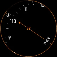Minimal Zoom Watch Face 028