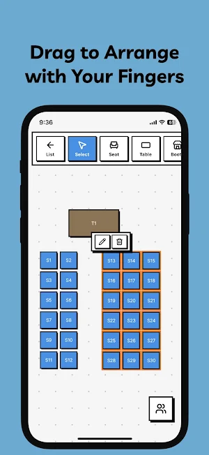 SnapSeat - Seating Chart Maker Screenshot 0