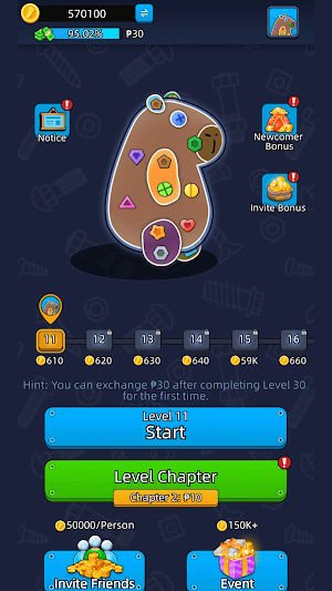 Screw Pull: Earn Rewards Screenshot 0