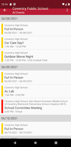 Coventry Public School Screenshot 3