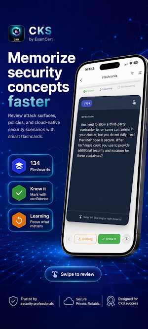 CKS Exam Prep 2026 ® ExamCert Screenshot 3